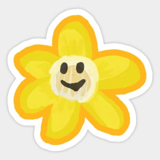 Yellow Flower Sticker